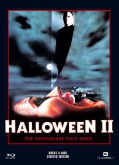 Halloween 2 (Uncut, Limited Mediabook, Blu-ray+3 DVDs, Cover B) (1981) [FSK 18] [Blu-ray] 
