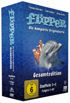 Flipper Gesamtedition - Die komplette Originalserie (Staffeln 1-3) (12 DVDs) (1964) 