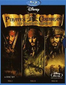 Pirates of the Caribbean (Fluch der Karibik) - Die Piraten-Trilogie 6-Disc Set [Blu-ray] 