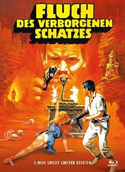 Fluch des verborgenen Schatzes (Uncut Limited Mediabook, Blu-ray+DVD, Cover A) (1982) [FSK 18] [Blu-ray] 