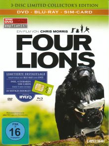 Four Lions (3-Disc Limited Collector's Edition, Blu-ray+DVD, Mediabook) (2010) [Blu-ray] [Gebraucht - Zustand (Sehr Gut)] 