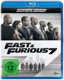 Fast & Furious 7 - Extended Version (inkl. Digital Ultraviolet) (2015) [Blu-ray] 