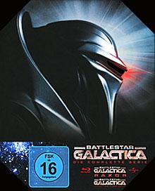Battlestar Galactica Komplettbox (Limited Edition, 22 Discs) [Blu-ray] 