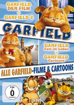Garfield - Alle Garfield-Filme und Cartoons (8 DVDs) 