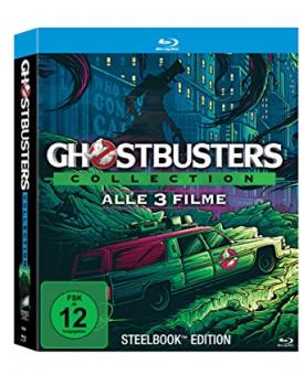 Ghostbusters Collection (PopArt SteelBook Edition 1-3) (Limited Edition, 3 Discs) [Blu-ray] [Gebraucht - Zustand (Sehr Gut)] 