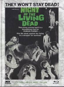 Night of the Living Dead (Limited Mediabook Edition Cover B, Limitiert auf 666 Stück, Blu-ray+DVD) (1968) [FSK 18] [Blu-ray] 