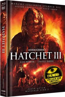 Hatchet III (Limited Mediabook, Blu-ray+DVD, Cover A) (2013) [FSK 18] [Blu-ray] 