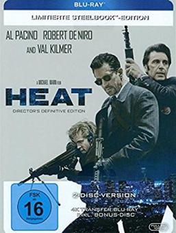 Heat (2 Disc Limited Steelbook) (1995) [Blu-ray] 