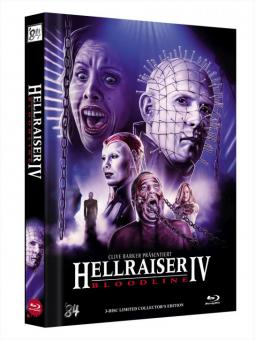 Hellraiser IV (Limited Mediabook,4K Ultra HD+Blu-ray+DVD, Cover H) (1996) [FSK 18] [4K Ultra HD] 