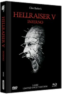 Hellraiser V: Inferno (Uncut Limited Mediabook, Blu-ray+DVD) (Black Edition) (2000) [FSK 18] [Blu-ray] 