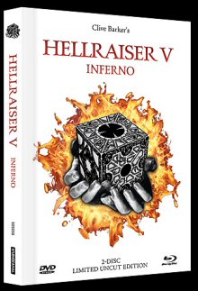 Hellraiser V: Inferno (Uncut Limited Mediabook, Blu-ray+DVD) (White Edition) (2000) [FSK 18] [Blu-ray] 