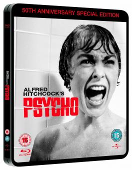 Psycho (50th Anniversary Special Edition Steelbook) (1960) [UK Import mit dt. Ton] [Blu-ray] 