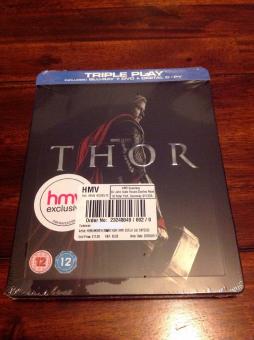 Thor (inklusive DVD + Digital Copy) (Steelbook) (2011) [UK Import mit dt. Ton] [Blu-ray] 