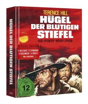 Hügel der blutigen Stiefel (Zwei hau'n auf den Putz) (Limited Mediabook, 2 Blu-rays+CD, Cover B) (1969) [Blu-ray] 