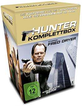 Hunter - Gnadenlose Jagd - Die Komplettbox mit allen 153 Folgen auf 42 DVDs (Cigarette Box mit Episodenguide und Sammelkarten, Limited Edition) (1984) [Gebraucht - Zustand (Sehr Gut)] 