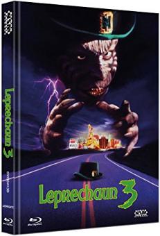Leprechaun 3 - Tödliches Spiel in Las Vegas (Limited Mediabook, Blu-ray+DVD, Cover B) (1995) [FSK 18] [Blu-ray] 
