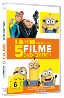 Illumination 5 Filme DVD-Edition (5 DVDs) 