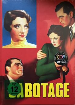 Sabotage (Limited Mediabook, Blu-ray+DVD, Cover C) (1936) [Blu-ray] 