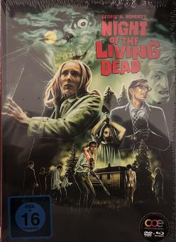 Night of the Living Dead (Limited Mediabook, Blu-ray+DVD, Cover A) (1968) [Blu-ray] 
