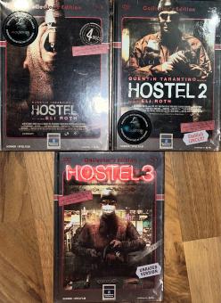 Hostel 1-3 (3 Mediabooks, Blu-ray+DVD, Cover A) [FSK 18] [Blu-ray] 