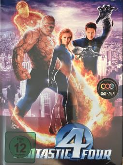 Fantastic Four (Limited Mediabook, Blu-ray+DVD, Cover B) (2005) [Blu-ray] 