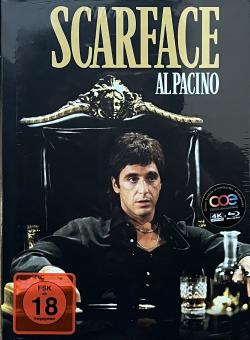 Scarface (Limited Mediabook, 4K Ultra HD+Blu-ray, Cover D) (1983) [FSK 18] [4K Ultra HD] 