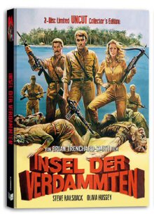 Insel der Verdammten (Limited Uncut Mediabook, Blu-ray+DVD, Cover A) (1981) [FSK 18] [Blu-ray] 