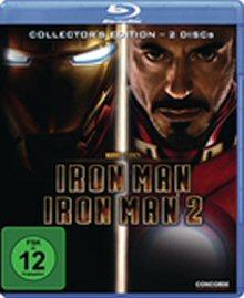 Iron Man 1+2 (2 Discs) [Blu-ray] [Gebraucht - Zustand (Sehr Gut)] 