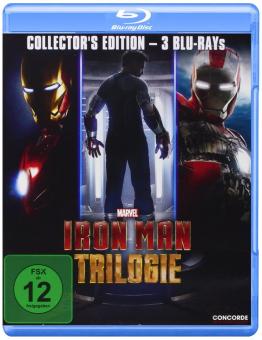 Iron Man - Trilogie (3 Discs) [Blu-ray] [Gebraucht - Zustand (Sehr Gut)] 