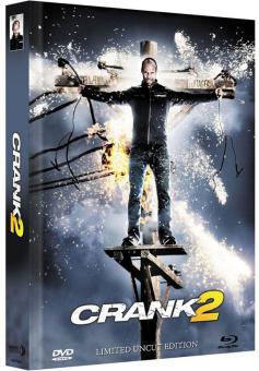 Crank 2: High Voltage (Limited Mediabook, Blu-ray+DVD, Cover B) (2009) [FSK 18] [Blu-ray] 