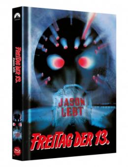 Freitag der 13. Teil 6 (Limited Mediabook, Cover B) (1986) [FSK 18] [Blu-ray] 