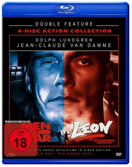 Leon + Men of War - Double Feature (Uncut, Limited Edition, 2 Blu-ray + 2 DVD) [FSK 18] [Blu-ray] 