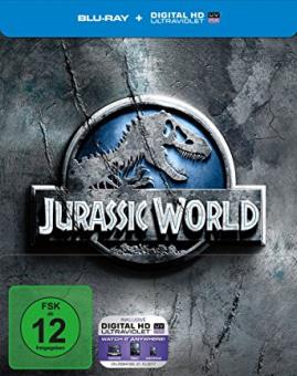 Jurassic World (Limited Steelbook, inkl. Digital Ultraviolet) (2015) [Blu-ray] [Gebraucht - Zustand (Sehr Gut)] 