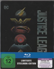 Justice League (Limited Steelbook) (2017) [Blu-ray] 