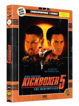 Kickboxer 5 - The Redemption (Limited Mediabook, VHS Edition, Blu-ray+DVD) (1995) [FSK 18] [Blu-ray] 