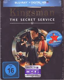 Kingsman - The Secret Service (Limited Steelbook) (2014) [Blu-ray] 