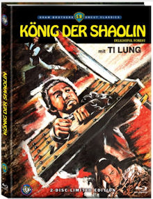 König der Shaolin (Limited Mediabook, Blu-ray+DVD, Cover A) (1975) [FSK 18] [Blu-ray] 
