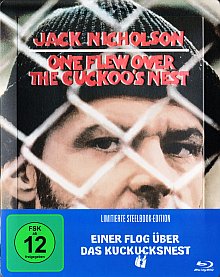 Einer flog über das Kuckucksnest (Limited Steelbook) (1975) [Blu-ray] 