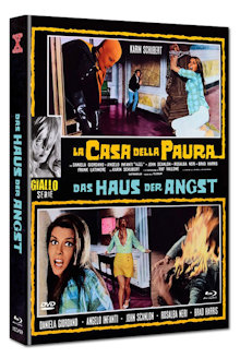 Das Haus der Angst (Limited Mediabook, Blu-ray+DVD, Cover E) (1974) [FSK 18] [Blu-ray] 