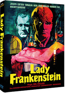 Lady Frankenstein (3 Disc Limited Mediabook, Blu-ray+2 DVDs, Cover A) (1971) [FSK 18] [Blu-ray] 