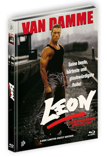 Leon (Uncut, Limited Mediabook, Blu-ray+DVD, Cover A) (1990) [FSK 18] [Blu-ray] 
