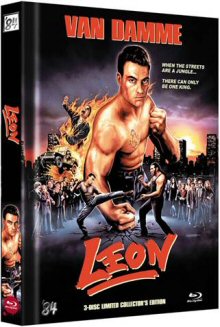 Leon (Uncut, 3 Disc Limited Mediabook, Blu-ray+DVD, Cover A) (1990) [FSK 18] [Blu-ray] 