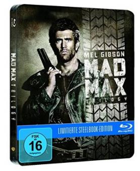 Mad Max - Trilogie (Steelbook) (Teil 1-3, 3 Discs, Uncut) [Blu-ray] 