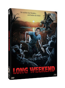 Long Weekend (Limited Mediabook, Blu-ray+DVD, Cover A) (1978) [Blu-ray] 