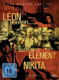 Luc Besson Edition - Leon Der Profi, Das fünfte Element, Nikita (3 DVDs) [Gebraucht - Zustand (Sehr Gut)] 