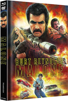 Malone - Nichts wird ihn aufhalten können (Limited Mediabook, Blu-ray+DVD, Cover B) (1987) [FSK 18] [Blu-ray] 