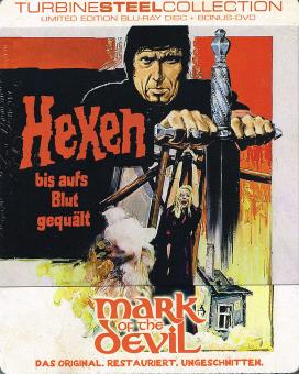 Hexen bis aufs Blut gequält - Mark of the Devil (Limited Metalpak, +Bonus DVD) (1970) [FSK 18] [Blu-ray] 