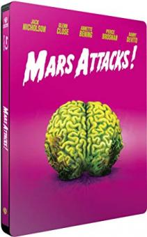 Mars Attacks! (Limited Steelbook) (1996) [EU Import mit dt. Ton] [Blu-ray] 
