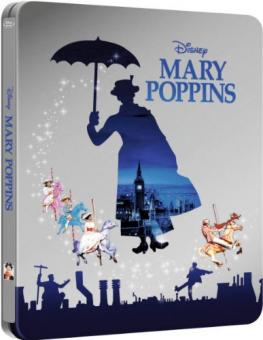 Mary Poppins (Steelbook) (1964) [UK Import] [Blu-ray] 