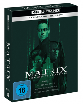 Matrix 4-Film Déjà Vu Collection (8 Discs Limited Edition, 4K Ultra HD+Blu-ray) [4K Ultra HD] 